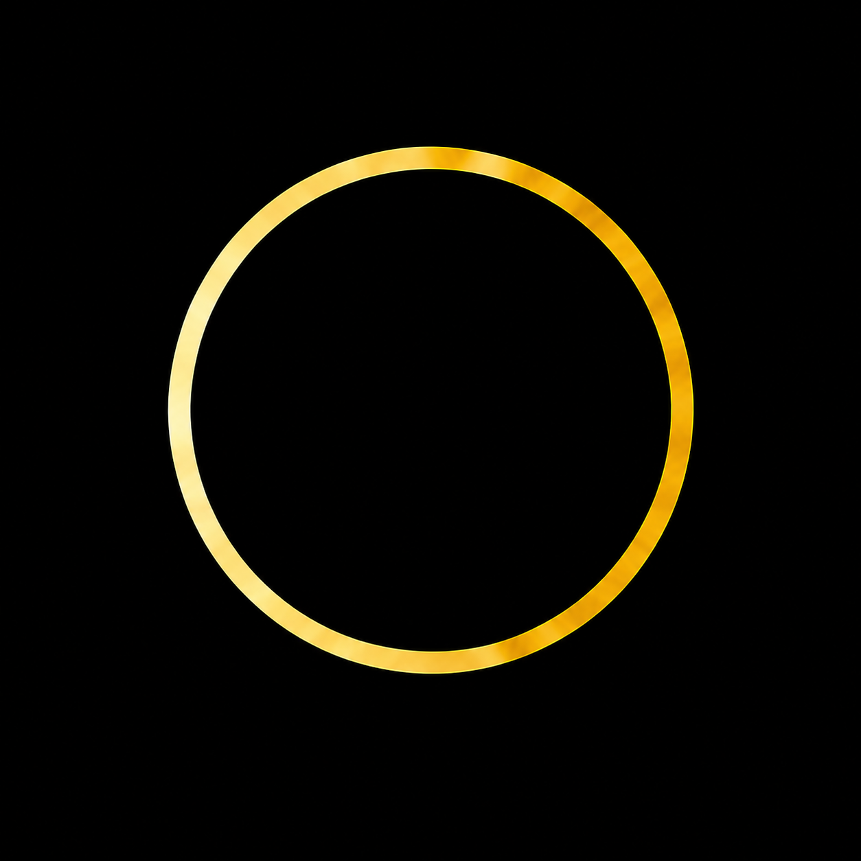 First gold ring representing Elegance